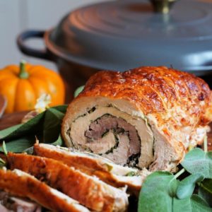 A turducken roulade.