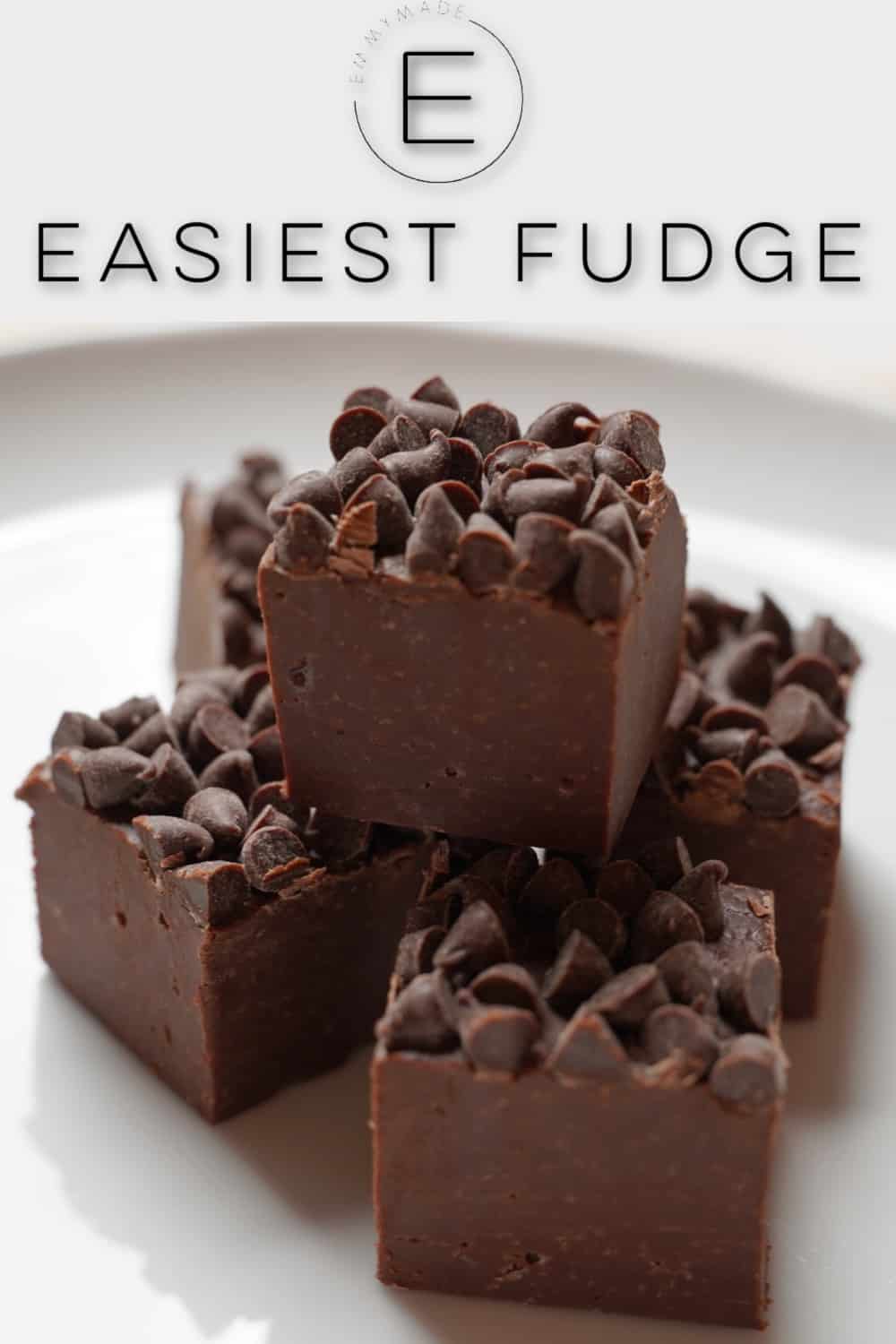 Easiest Chocolate Fudge No Cook Recipe Emmymade